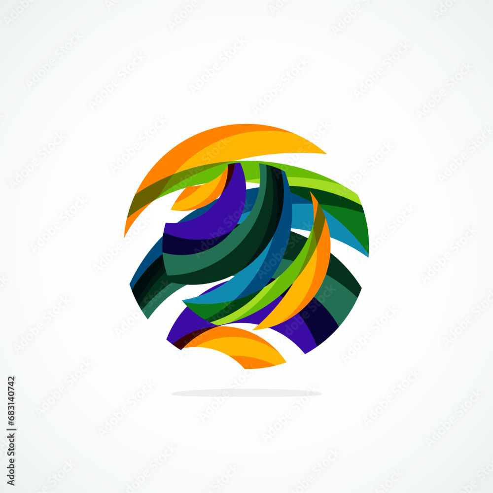 Abstract circle logo - minimalist emblem, timeless and universal shape of circle. Unique logo represent range of brands and concepts, encapsulating simplicity and creativity in single, iconic image Abstract circle logo - minimalist emblem, timeless and universal shape of circle. Unique logo represent range of brands and concepts, encapsulating simplicity and creativity in single, iconic image