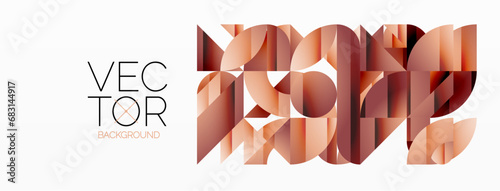 Abstract masterpiece formed by delicate interplay of circles, squares, and triangles. Geometric elements converge in harmonious chaos, evoking sense of modern creativity. Symphony of shapes