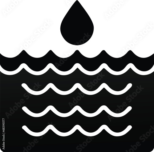 An icon showing about the water drop symbol.