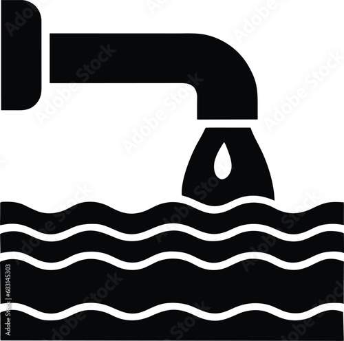 Icons showing water pipe symbols