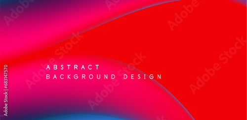 Abstract vector backdrop with fluid, geometric elements. Harmonious blend of form and color, evoking dynamic and captivating visual landscape for wallpaper, banner, background, landing page