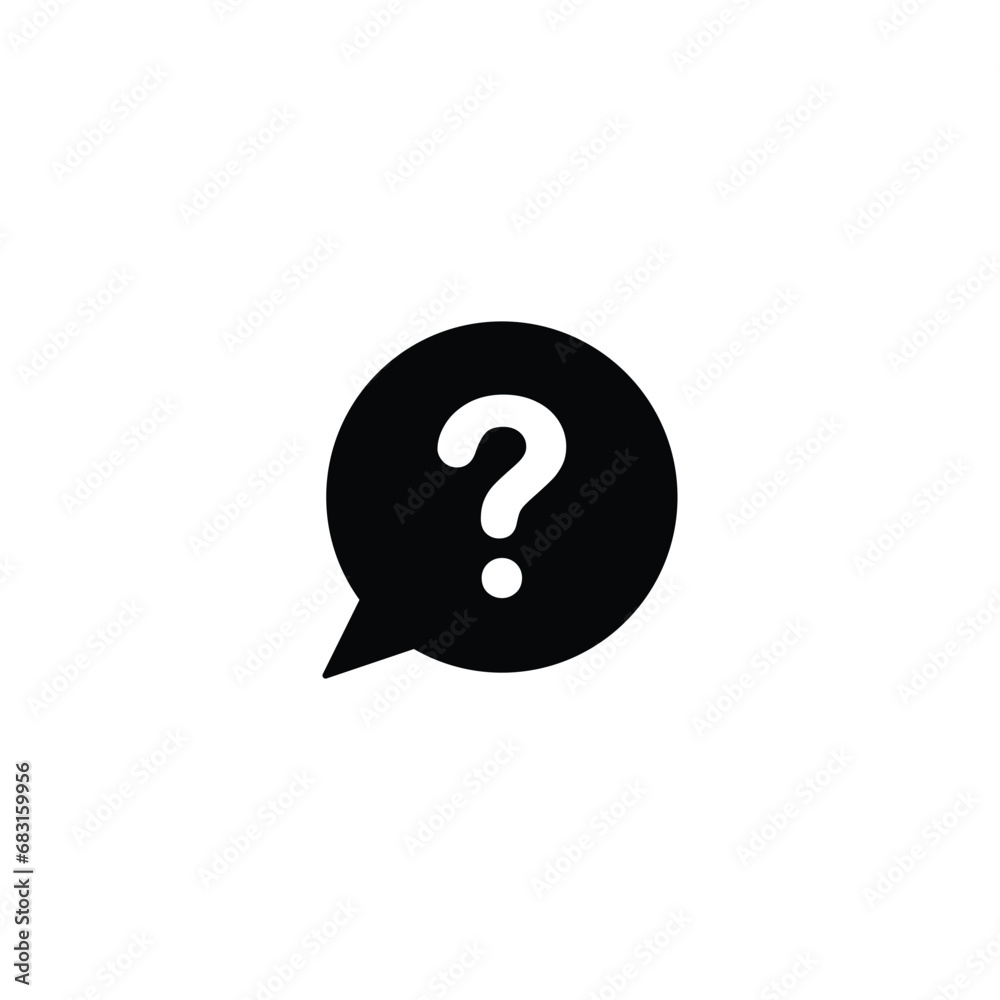 Question icon, question sign vector design Question icon, question sign vector design