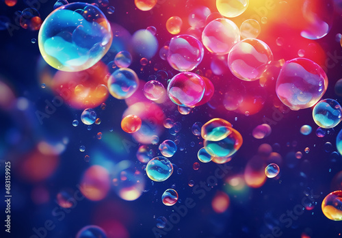 Abstract Bubbles Background © MdElias