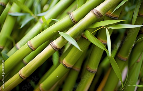 green bamboo background