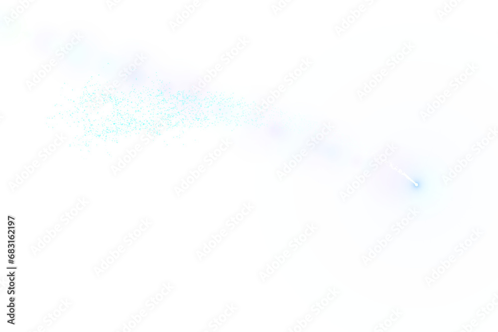 Digital png illustration of blue light spots on transparent background