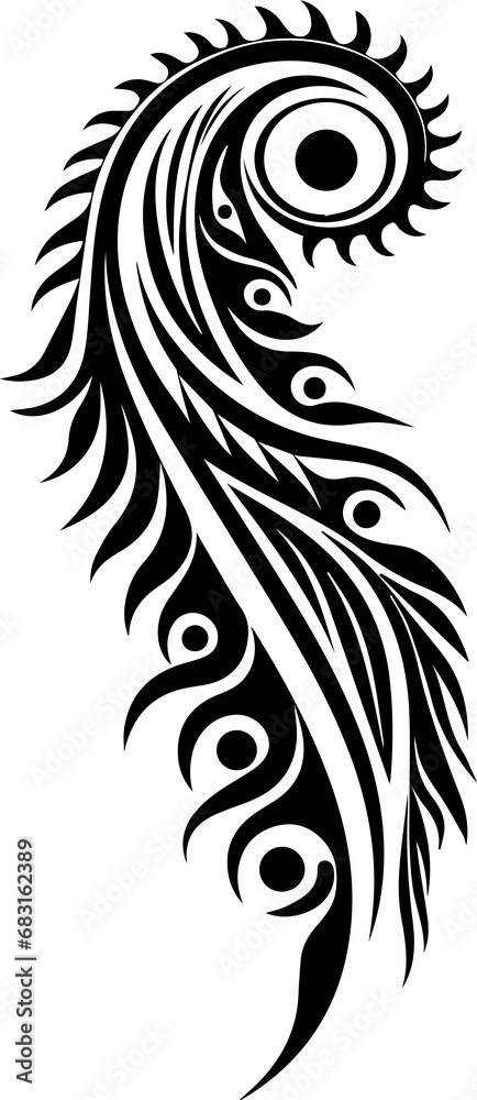 Fototapeta premium maori feather