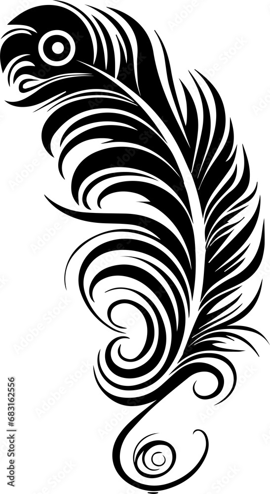 Mari tribal style feathers Mari tribal style feathers