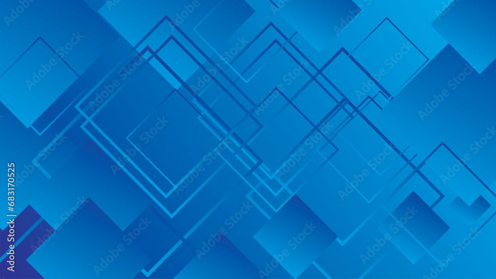 Minimal blue geometric background. Dynamic shapes composition. Vector illustration Minimal blue geometric background. Dynamic shapes composition. Vector illustration