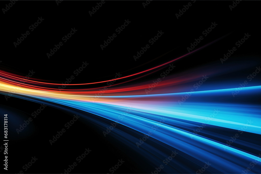 Light effect abstract highspeed light motion effect on black background Light effect abstract highspeed light motion effect on black background