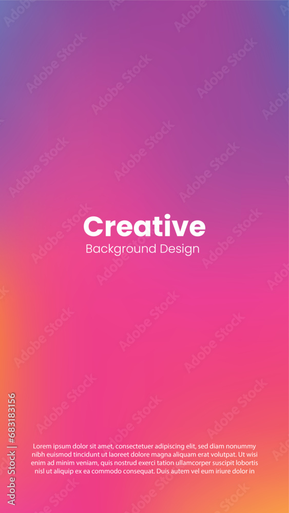 Graphic creative background design template