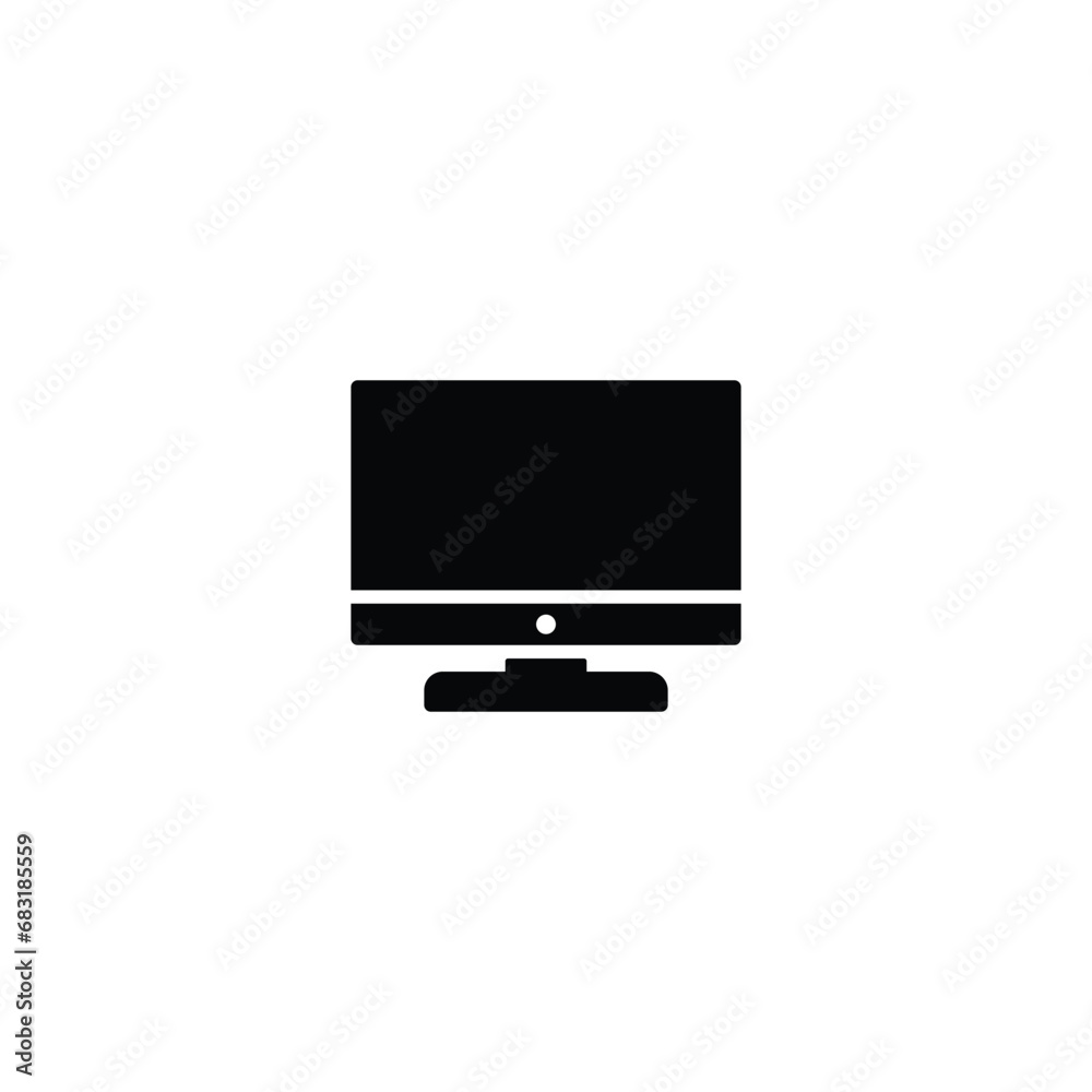 Monitor icon, computer sign vector Monitor icon, computer sign vector