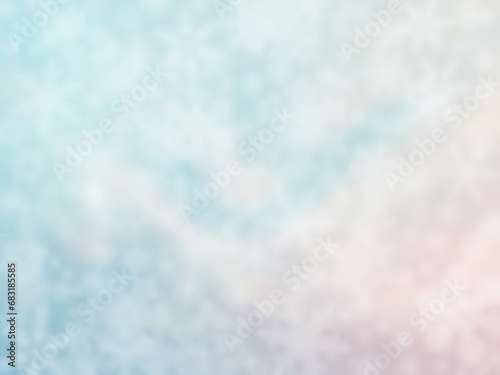 雪の結晶の様なピンクと水色の背景素材