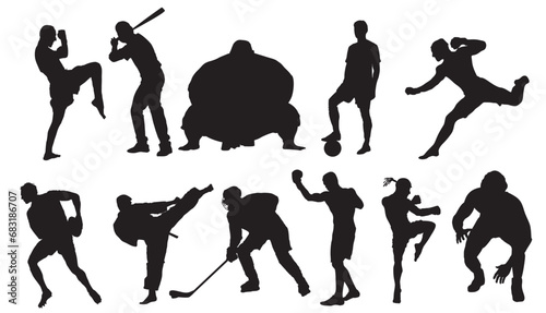 silhouettes of people in dark