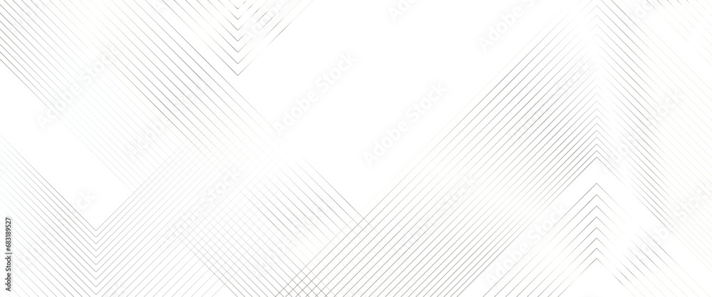 Vector white geometric lines angles shapes in white and gray layers of transparent background. - obrazy, fototapety, plakaty 
