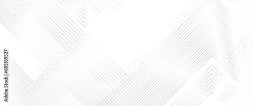 Vector white geometric lines angles shapes in white and gray layers of transparent background.