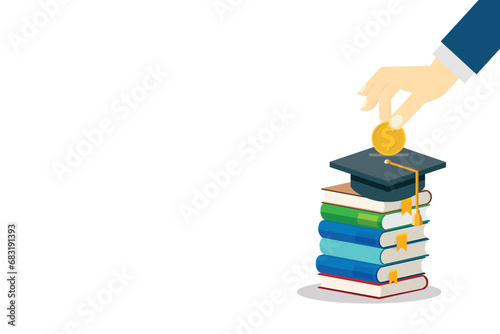 Investment in knowledge, student loan and scholarship 