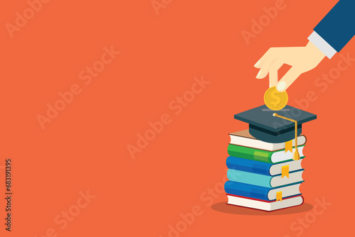 Investment in knowledge, student loan and scholarship 