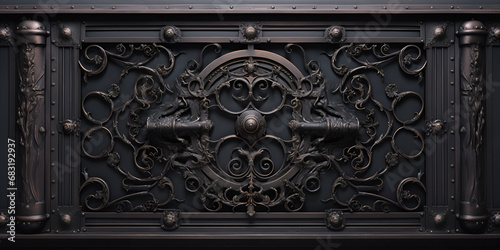 antique door knocker,Carvings on an Old Church Door,Grate Images,