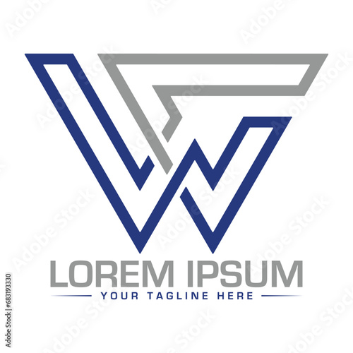 WC Logo Design Creative and Professional Logo Design