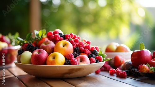 fruits and vegetables HD 8K wallpaper Stock Photographic Image  © AA
