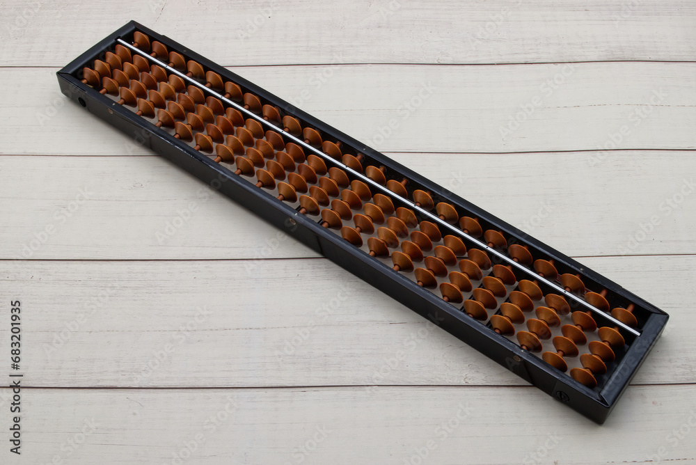 Chinese Abacus. Math calculation tool. Ancient calculator. Chinese Abacus. Math calculation tool. Ancient calculator.