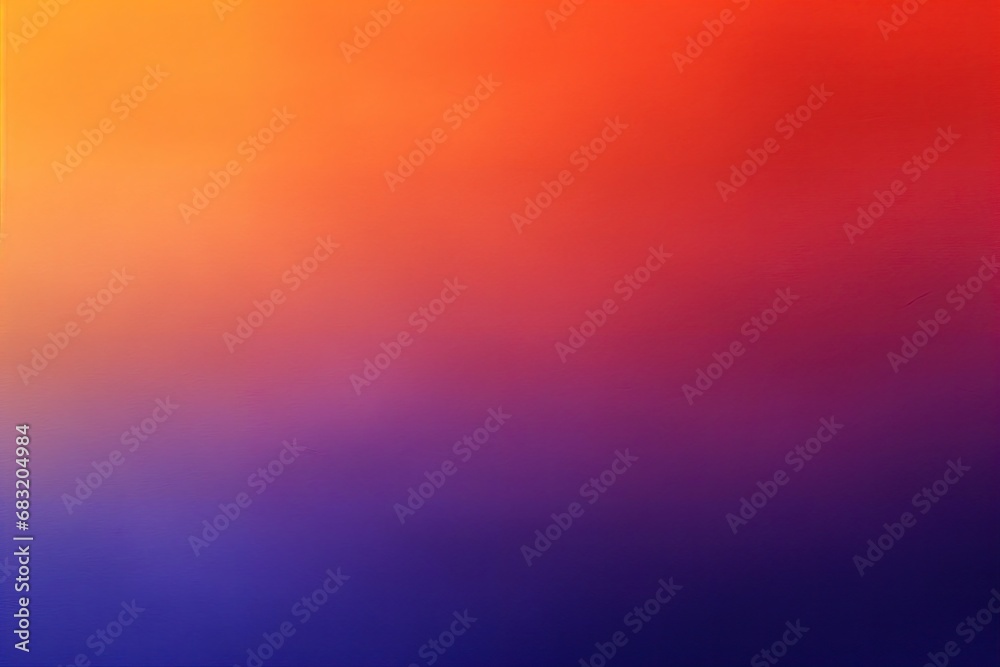 Indigo, violet, coral, purple, and orange gradient. Illustration. Template. Blurred spectrum. Dark navy. Subtle tonal shifts. Banner, backdrop. Backgrounds