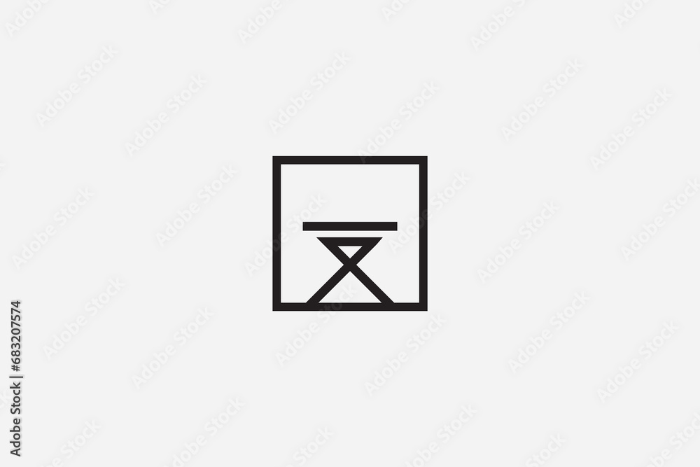 Interior logo design vector template Interior logo design vector template