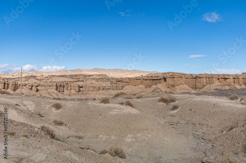 Yadan Landform on the Desert of Xinjiang, China