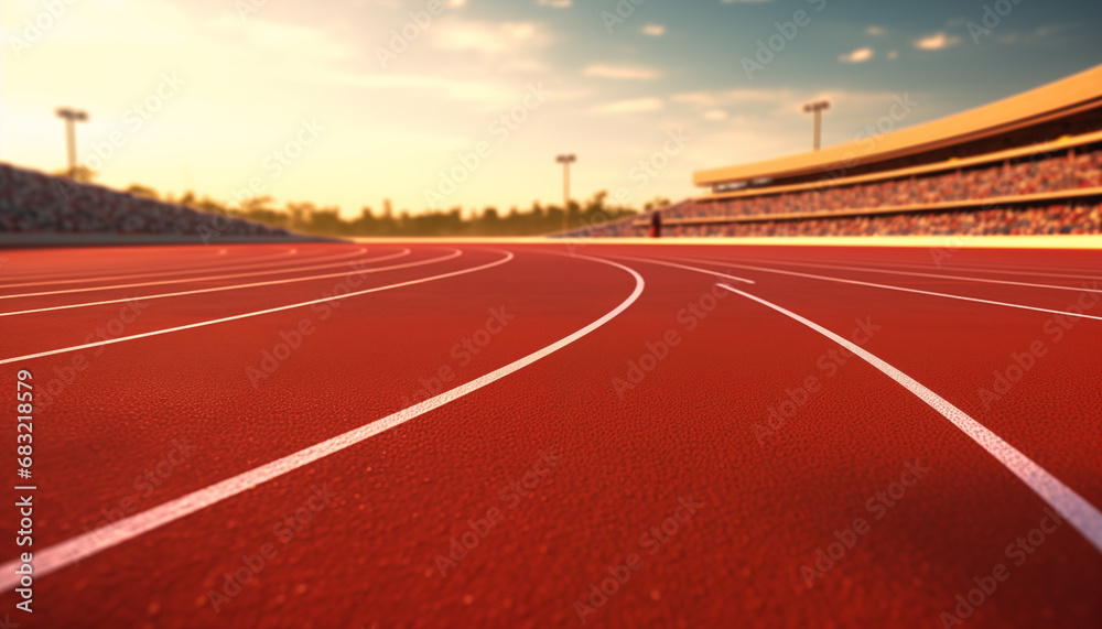 View of running track View of running track