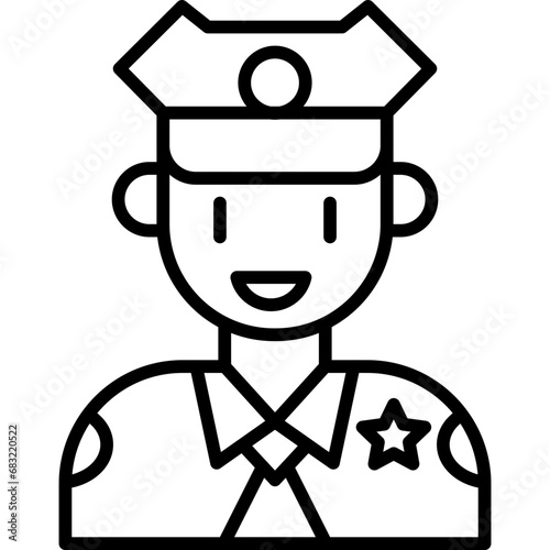 Policeman Icon