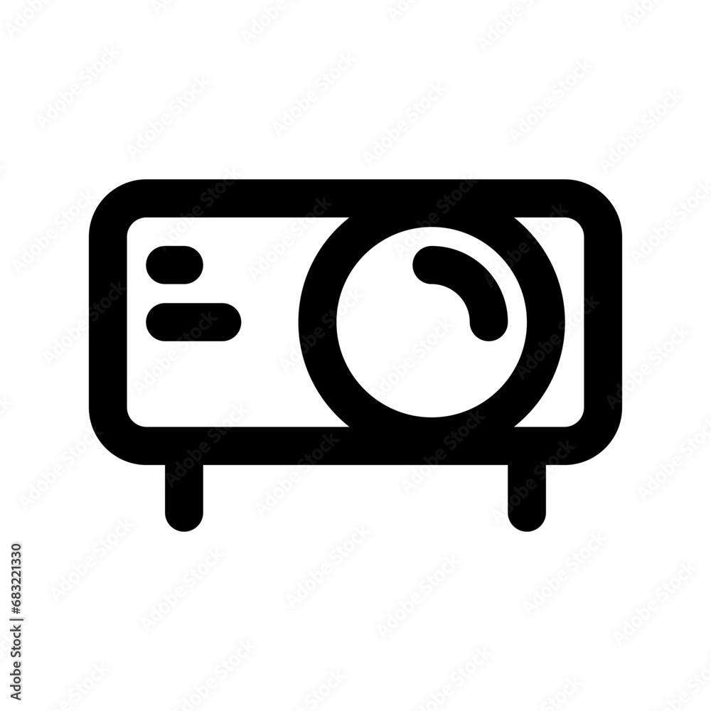 Projector Icon Vector. Flat design style. Can be used as a symbol in web design and mobile app Projector Icon Vector. Flat design style. Can be used as a symbol in web design and mobile app