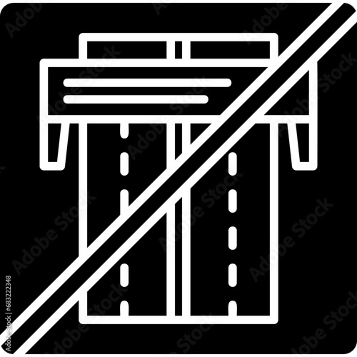 Motorway End Icon