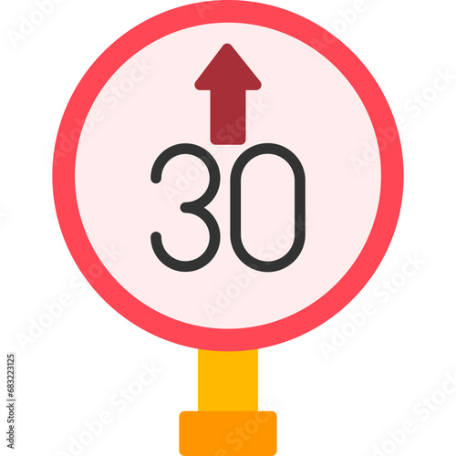 Speed Limit Icon