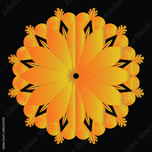 Beautiful decoration ornament mandala design
