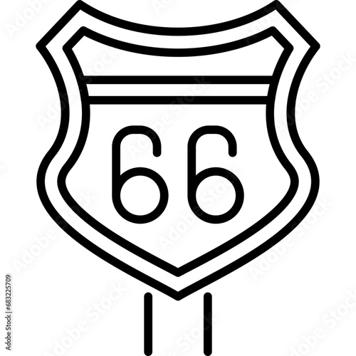 Route 66 Icon