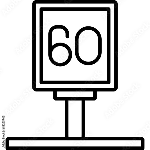 Speed Limit Icon