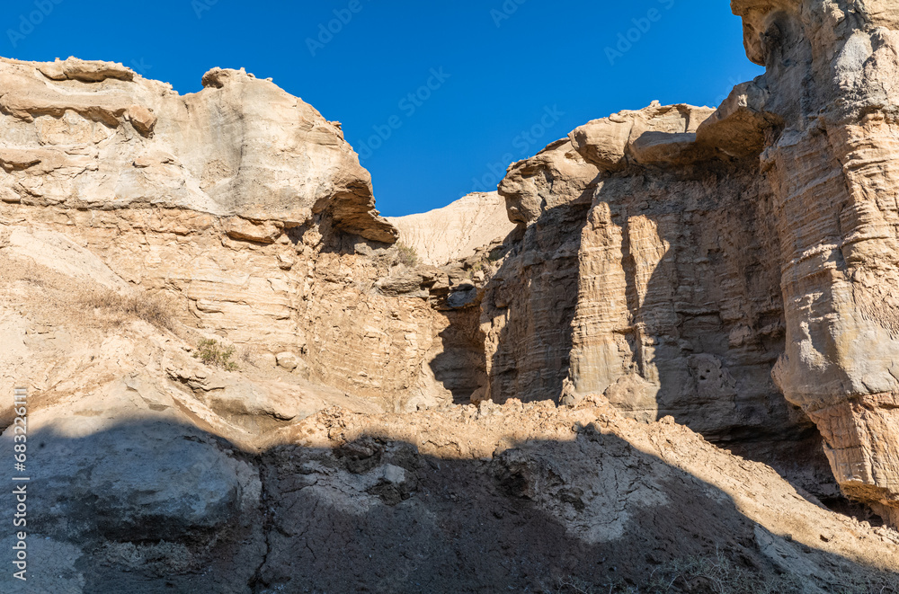 Yadan Landform on the Desert of Xinjiang, China