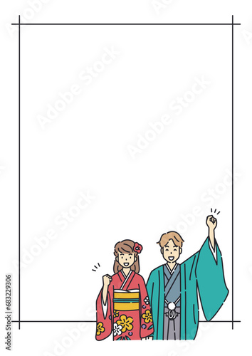 着物　人物