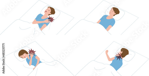 凍結肩・四十肩・五十肩・肩関節周囲炎。夜間に肩が痛み眠...