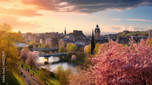Edinburgh is a popular spring vacation location. 