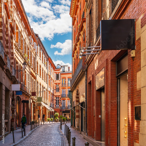 Rue des Arts in Toulouse in Haute Garonne  Occitanie  France