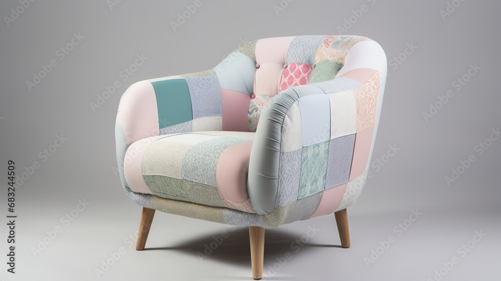 a nice armchair is definitely necessary for the living room, it is not only beautiful decor, but also comfortable - obrazy, fototapety, plakaty 