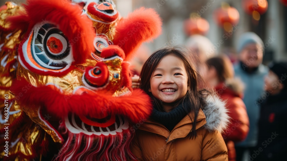 Chinese Carnival in Honor of the Chinese New Year