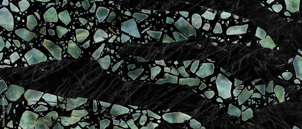 Green Detailed structure of natural marble  granite slab stone ceramic tile