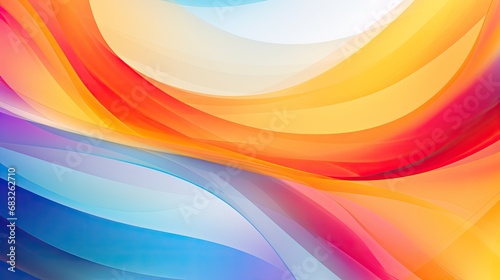 full color abstract flowing background