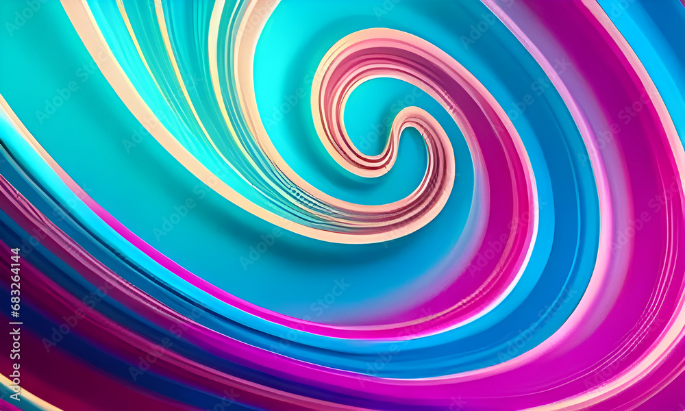 Obraz premium abstract colorful swirl 3D background