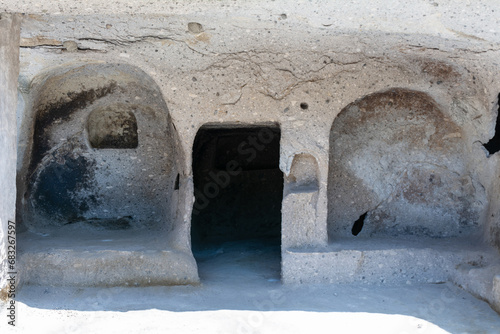Obraz na płótnie Vardzia Monastery cave city in Georgia w salonie