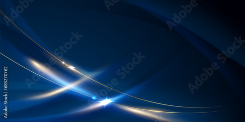 blue abstract background With luxurious elements Vector illustration