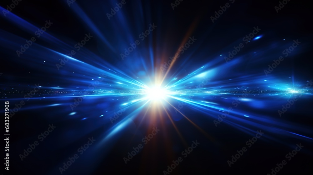 Flashlight in the dark. bright light flashing. Flashlight in the dark. bright light flashing.