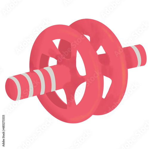 Pink Fitness equipment 